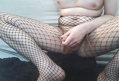 Teen twink in fishnets masturbating and cumming in hot webcam show - Part 6 of 6 FINAL   CUMSHOT